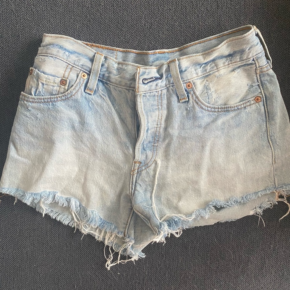 Levi’s 501 High Waisted Denim Shorts